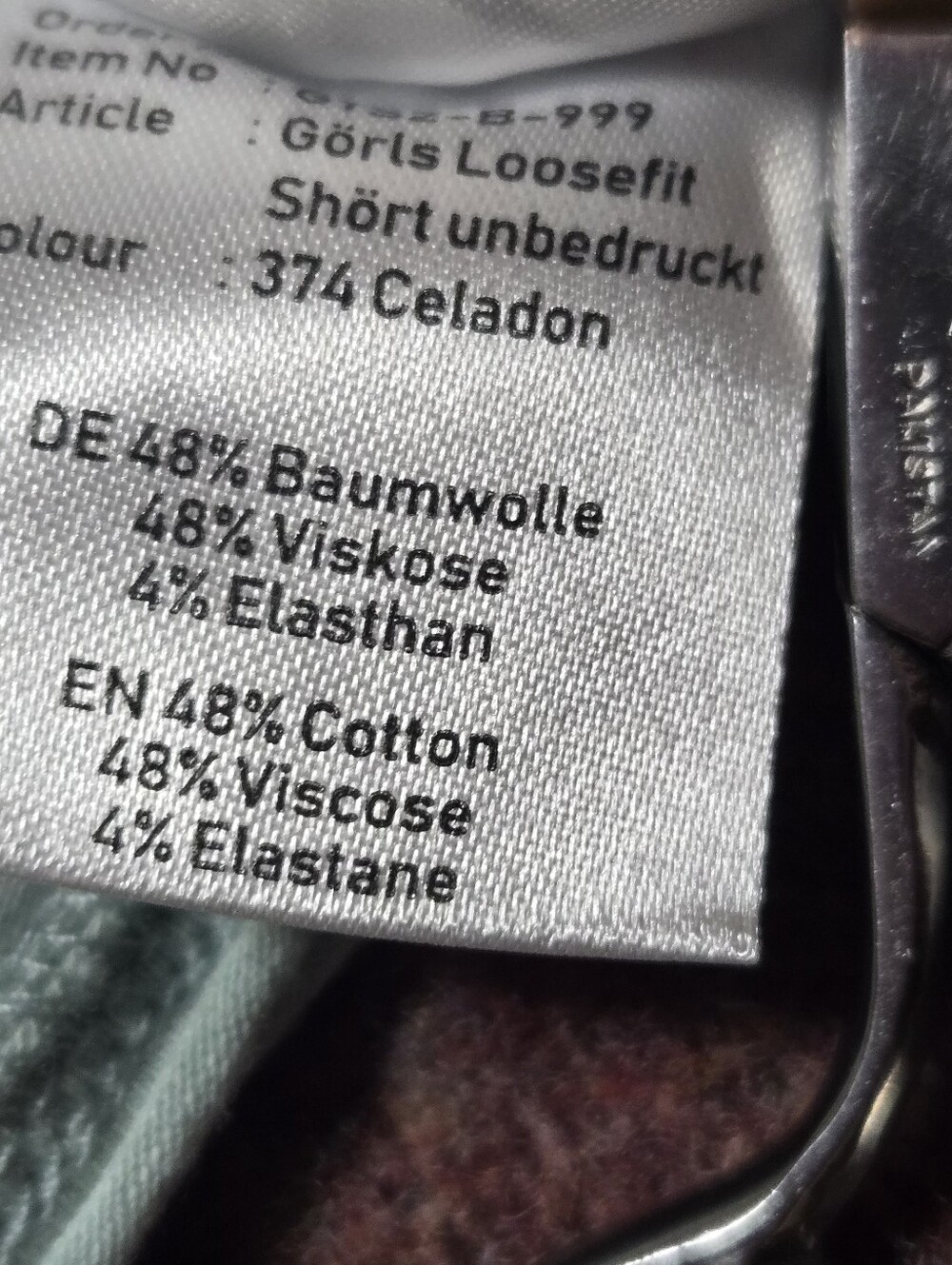 Kleinigkeit Eifelkind Cotton Blend Fitted T-Shirt Mint Green Size Small - Picture 8 of 10